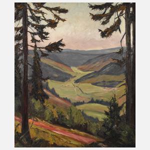 Franz Eberlin "Blick in Menzenschwander Tal"