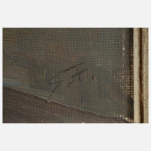 Gustav Fenkohl, attr., Hafen in Vohlendamm