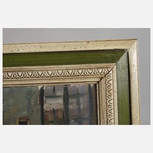 Gustav Fenkohl, attr., Hafen in Vohlendamm