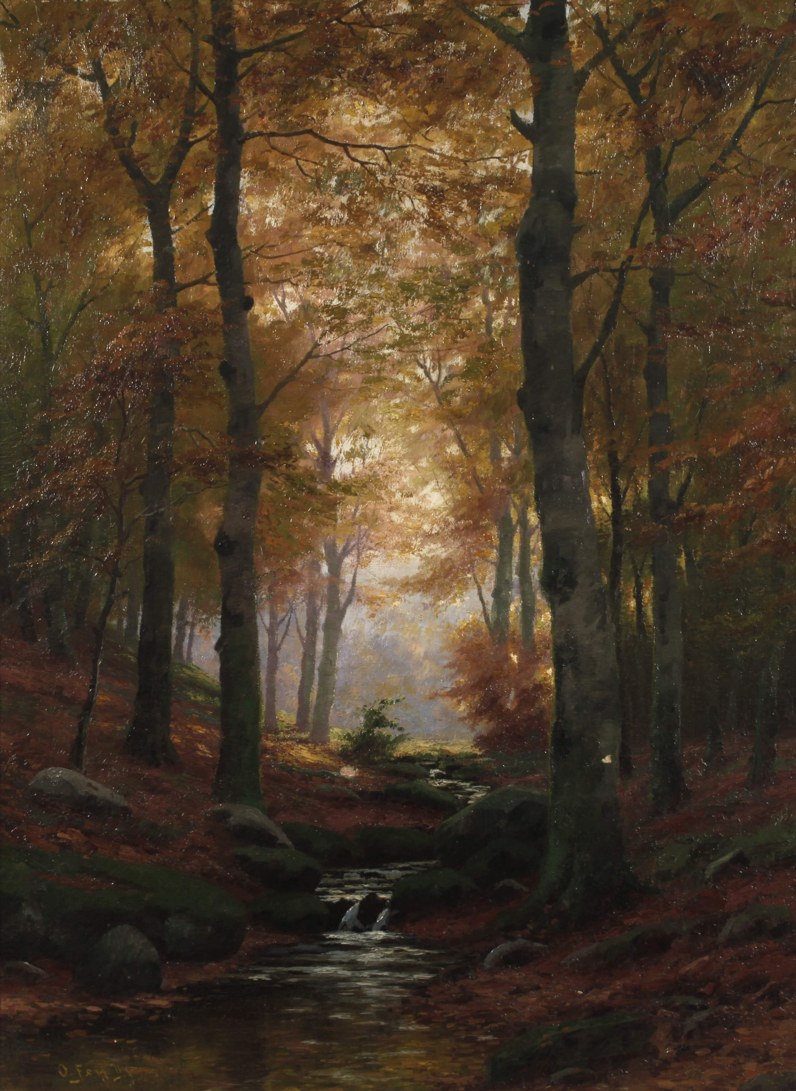 Oswald Fey, Herbstlicher Wald