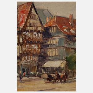 Walter Gemm, Der Markplatz von Halberstadt