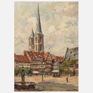 Walter Gemm, Der Markplatz von Halberstadt
