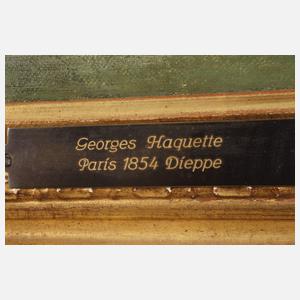 Georges Haquette, Stürmische Segelpartie