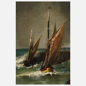 Georges Haquette, Stürmische Segelpartie