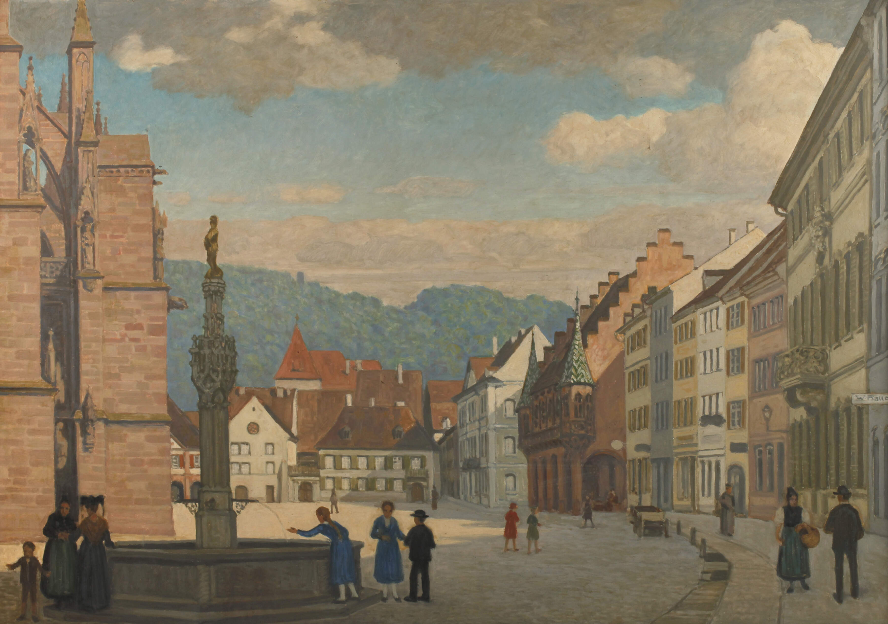 Wilhelm Haller, Ansicht Freiburg im Breisgau