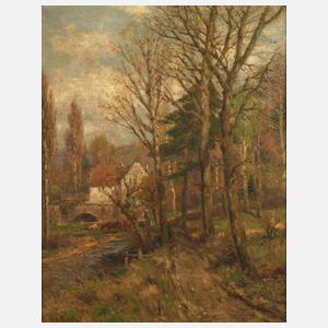 Heinrich Hartung, Frühling am Bach