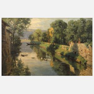 Hermann Hartwich, Am sommerlichen Kanal