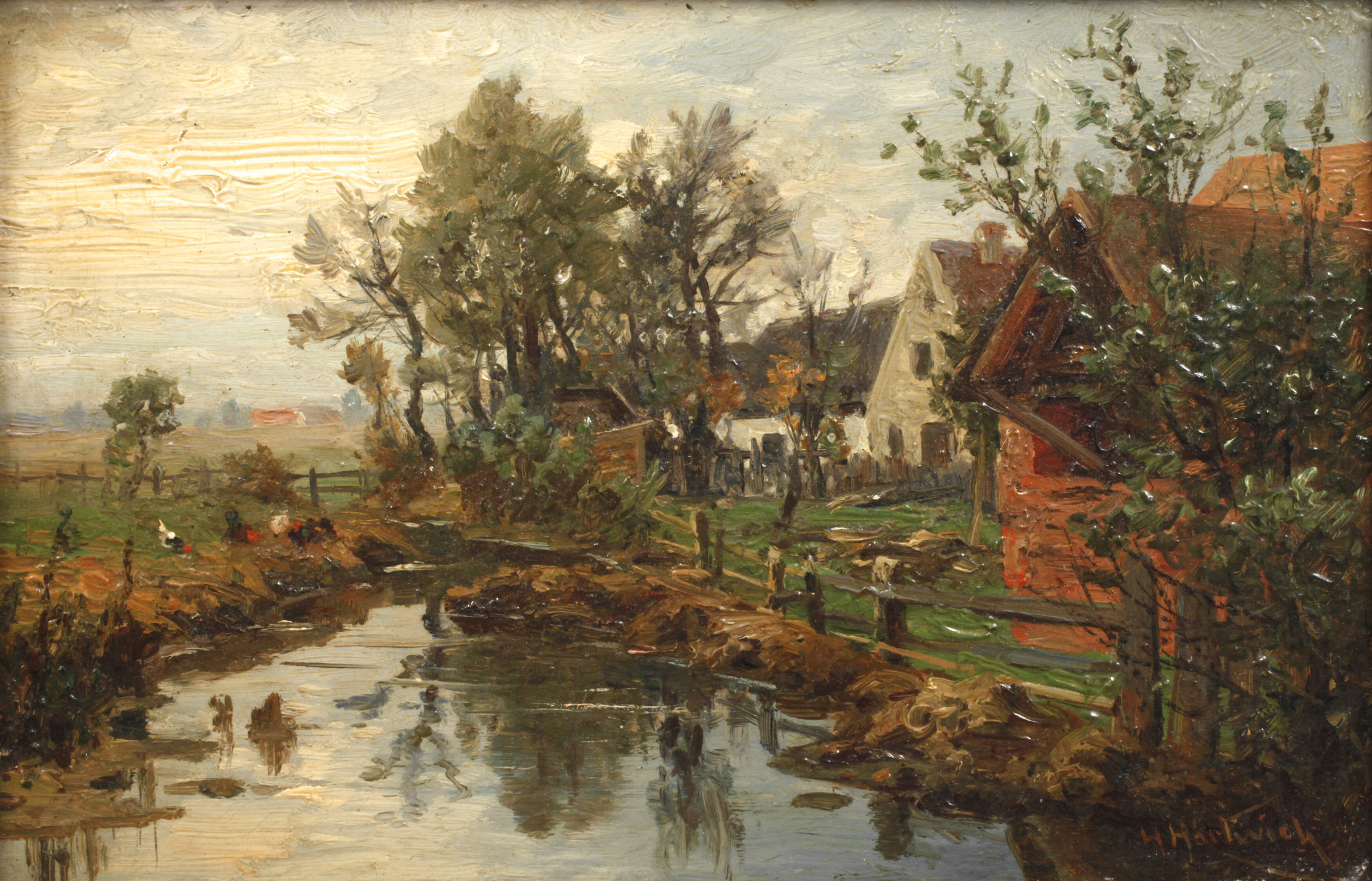 Hermann Hartwich, Sommer auf dem Land