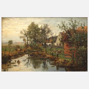 Hermann Hartwich, Sommer auf dem Land