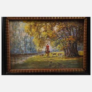 Ernst Haymann, Fuchsjagdszene