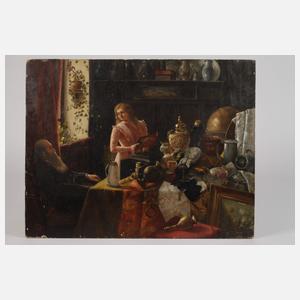 Franz Georg Kleber, Beim Antiquitätenhändler