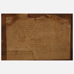 Konstantin Korowin, attr., Verschneite Waldlichtung