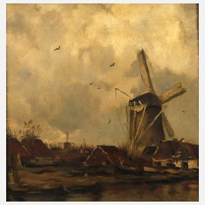 Martinius Leonardus Middelhoek, Windmühlen am Fließ