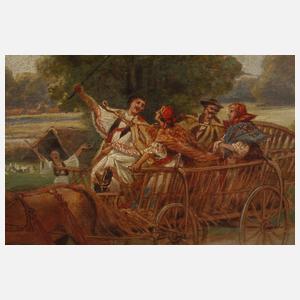 Johann Georg Mohr, »Heimkehr in fröhlicher Gesellschaft«