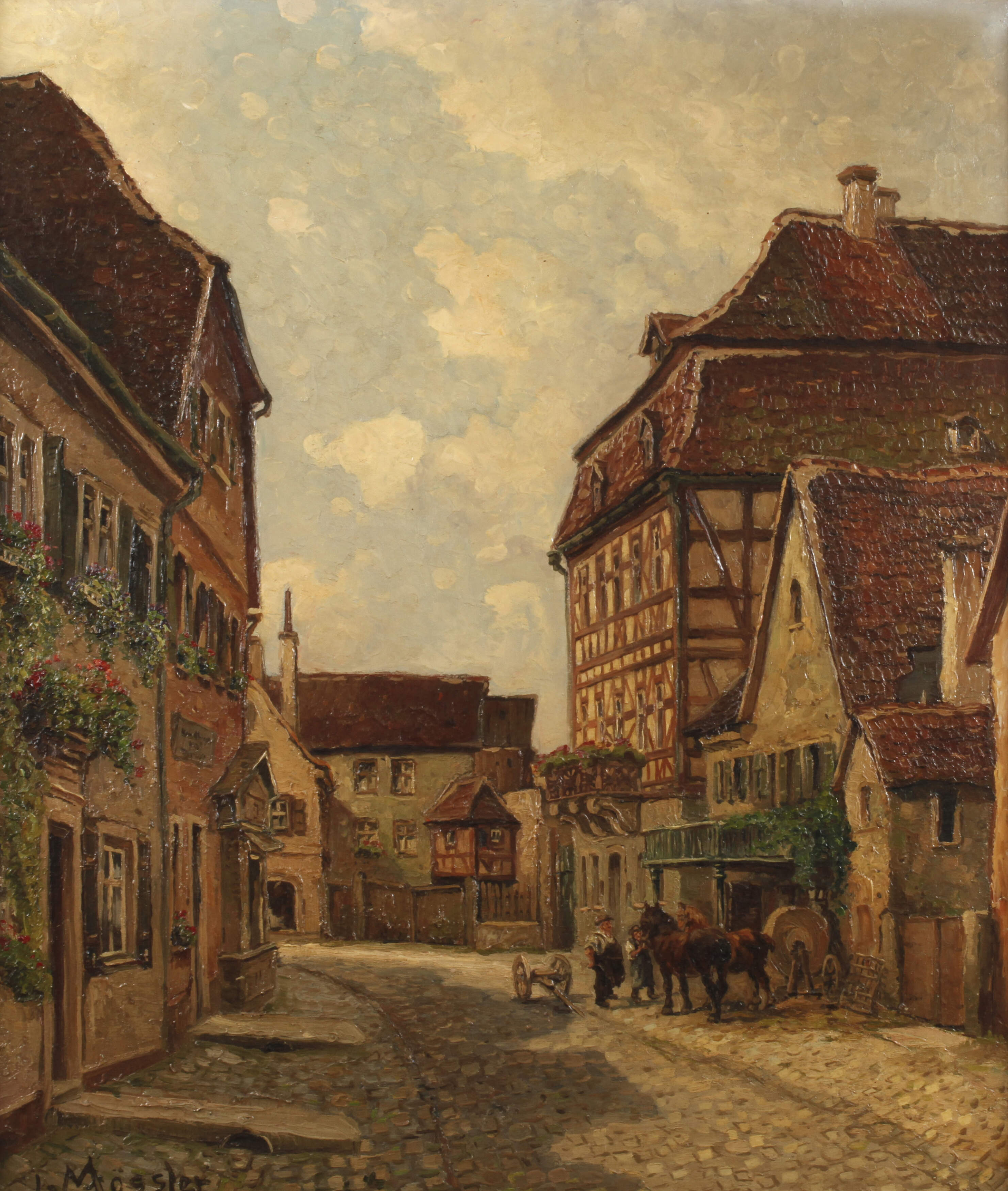 Ludwig Mössler, Romantischer Altstadtwinkel