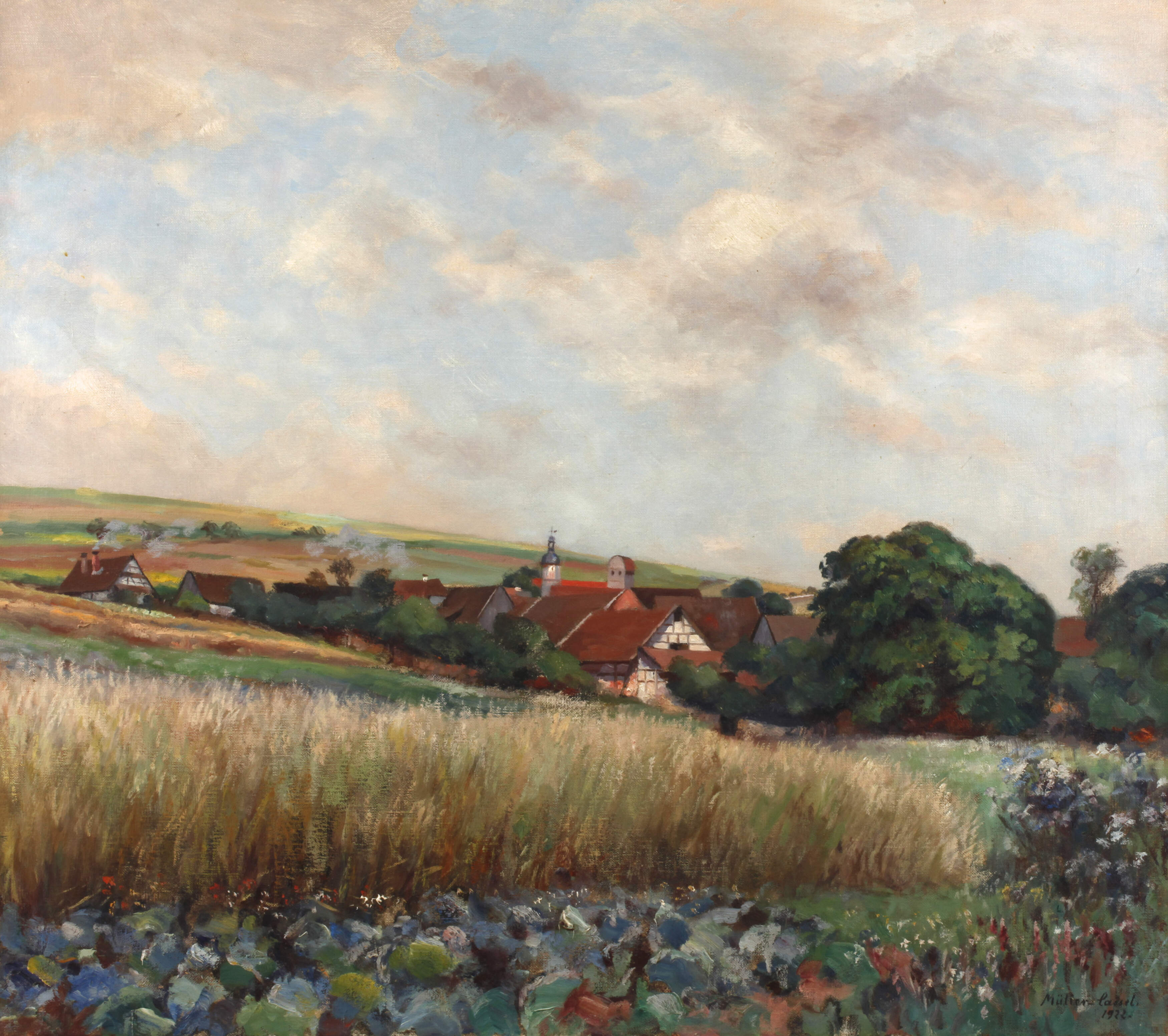 Adolf Müller-Cassel, Dorfansicht