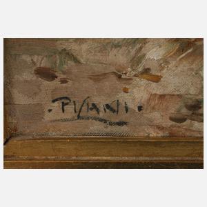 Gustavo Pisani, Südländische Marktszene