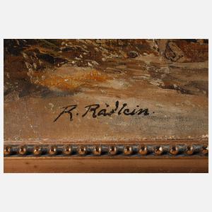 Rudolf Rädlein, Verwilderter Hinterhof