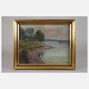 Hans Ranzoni d. J., Flussbiegung im Abendlicht