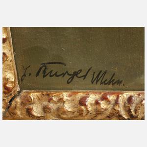 Josef Burger, Kahn am Flussufer