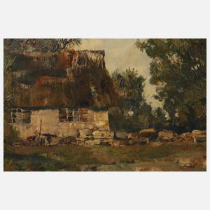 Josef Burger, Kahn am Flussufer