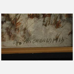 Otto Scheuerer, Flüchtende Wildschweine