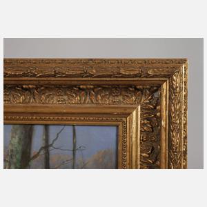 Otto Scheuerer, Winterlicher Wald mit Auerhahn