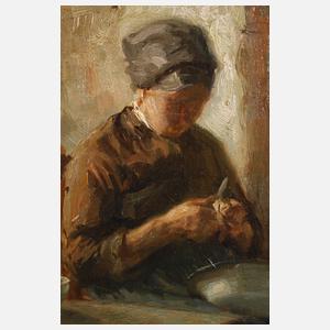 Julius Schrag, Kartoffelschälerin