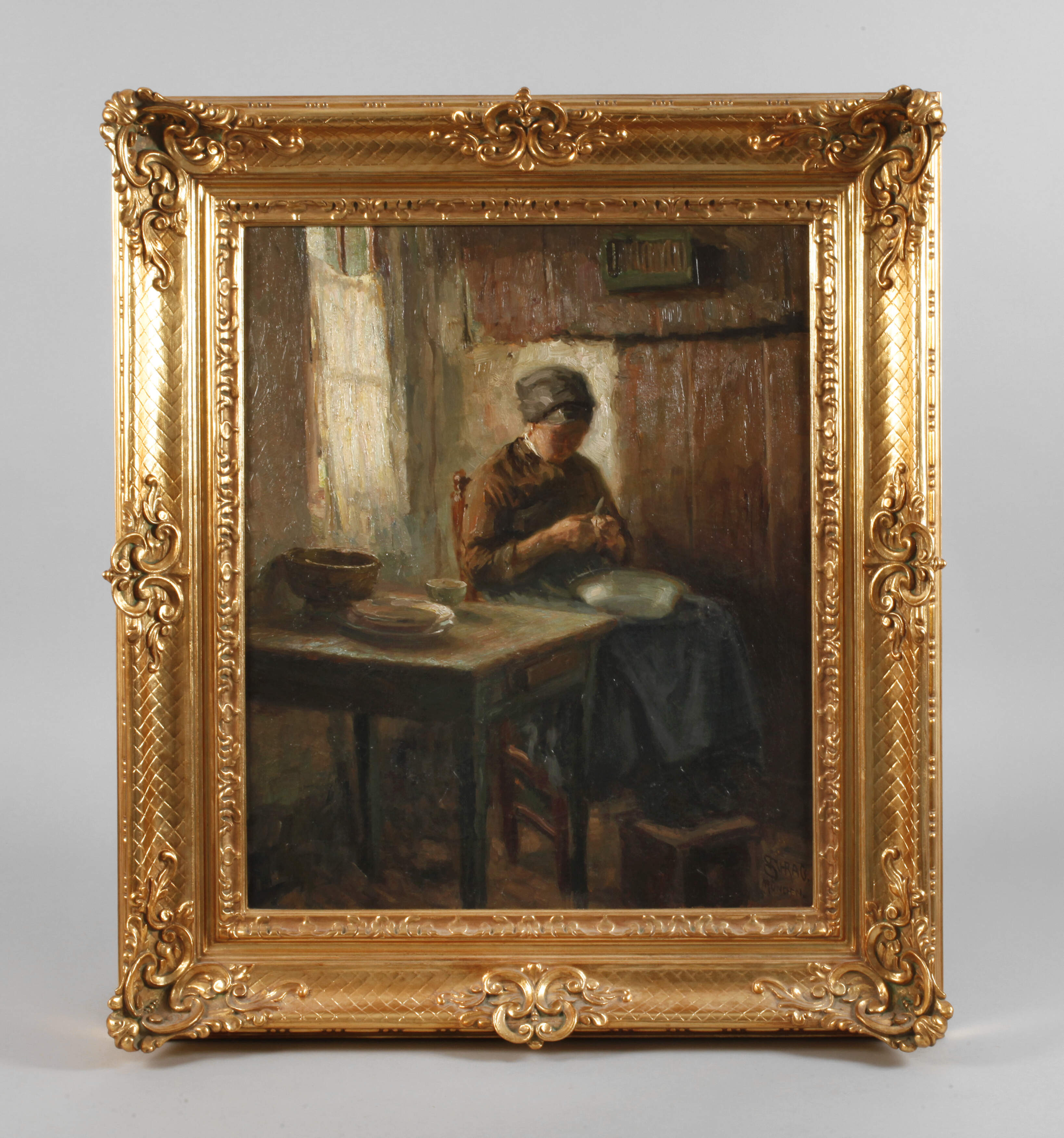 Julius Schrag, Kartoffelschälerin