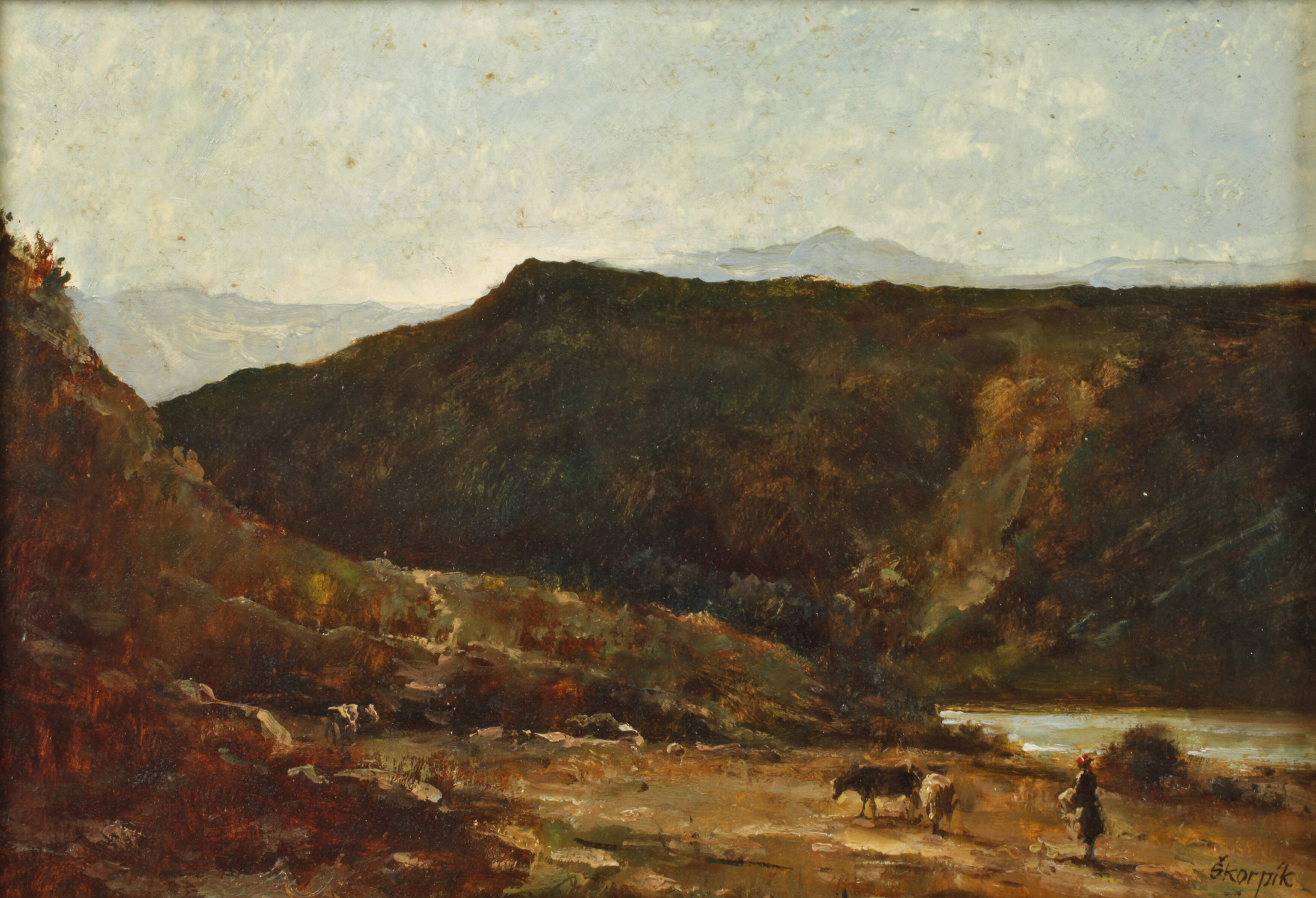 Petr Škorpik, Hirtin in Gebirgslandschaft