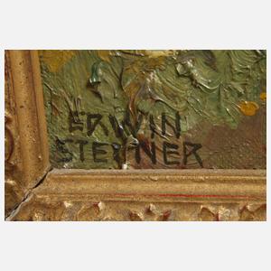 Erwin Steiner, »Weiden in Blumenwiese«