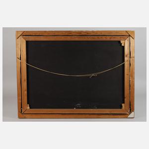 Ove Svenson, Blumenstillleben mit Kerze