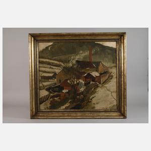 Helmut Tannen-Wille, Kleine Fabrik im Winter