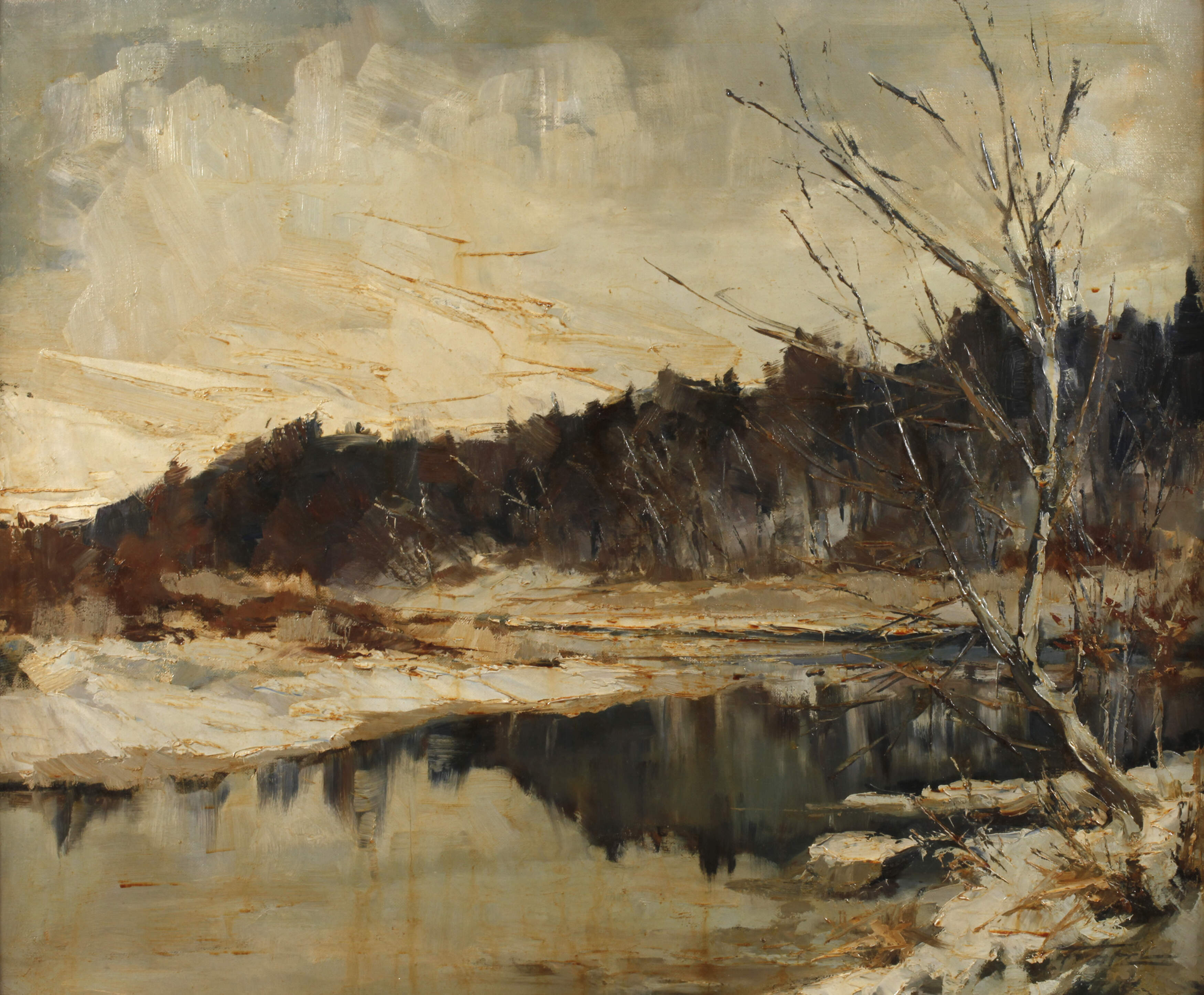 Robert Trätzl, Winter im Moor
