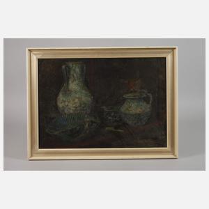 Otto Wiedemann, Stillleben mit Keramik