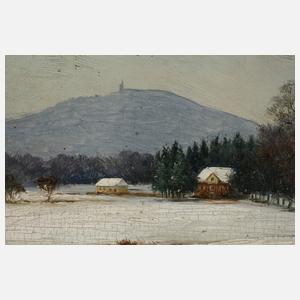 Bosman, Winterliche Mittelgebirgsansicht