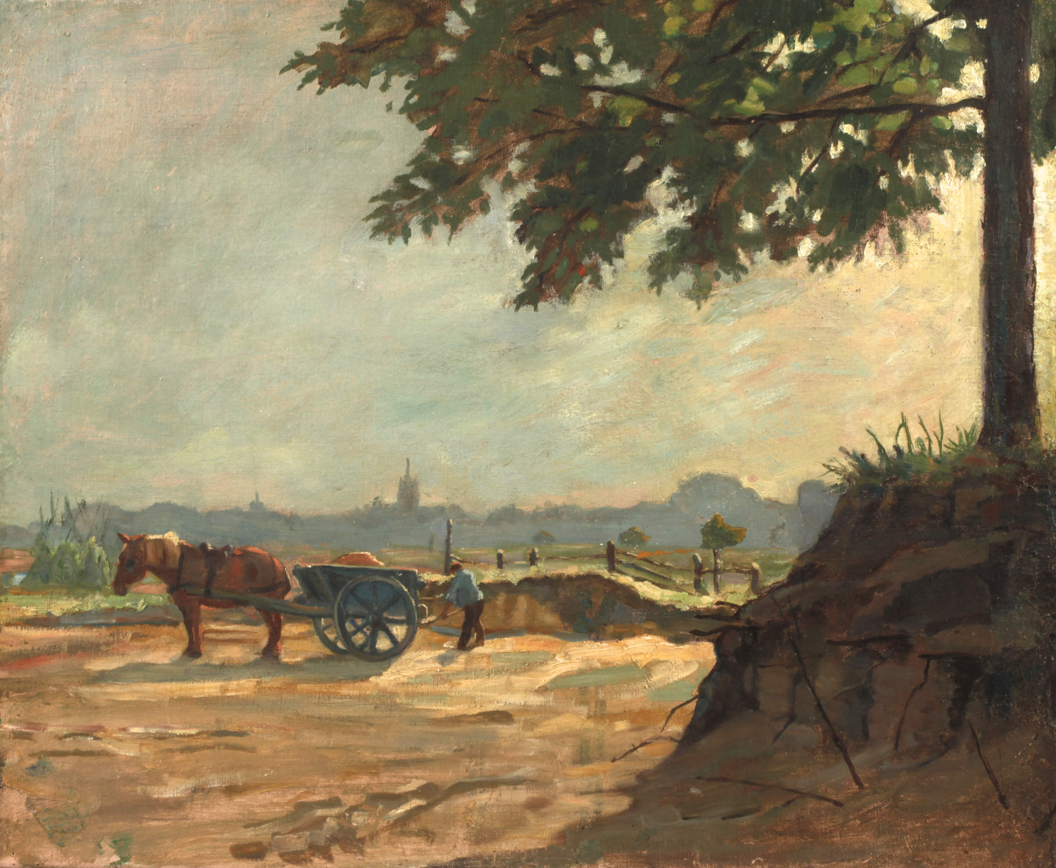 Sommerliche Ernteszene