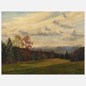 Herbstlicher Waldrand im Alpenvorland