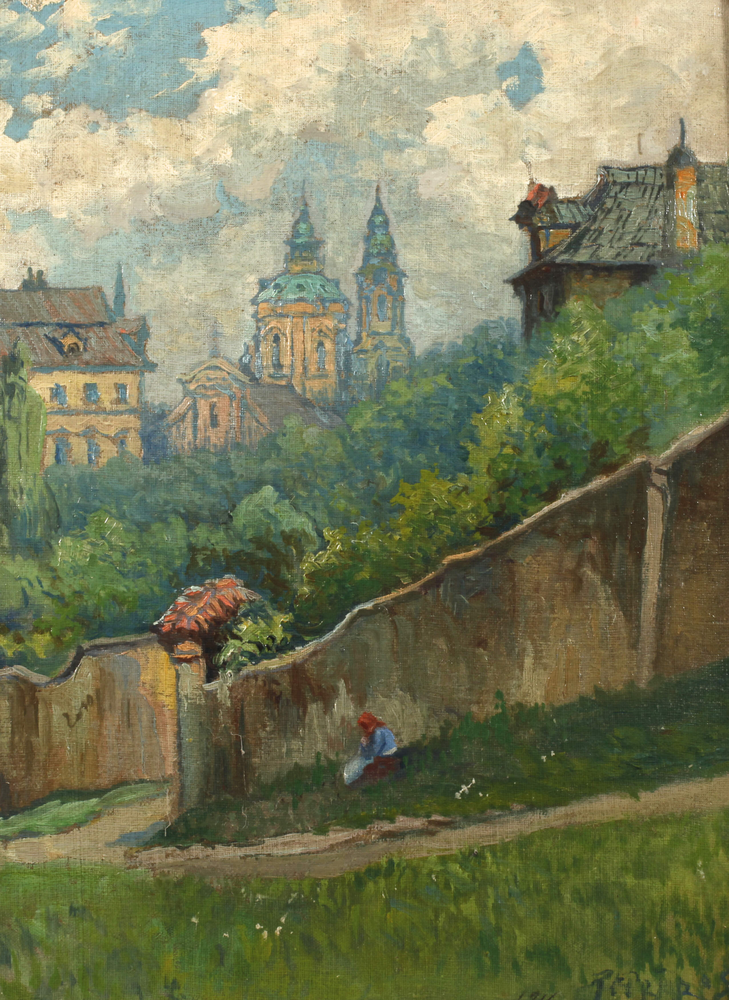 Blick auf St. Nikolaus in Prag