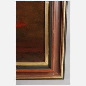 Blumenstillleben vor braunem Grund