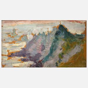 Albert Lynch, attr., Küstenstudie "Ponte du Raz"