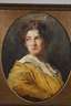 Hugo Mieth, Portrait einer Dame in Gelb