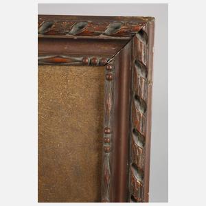 Hugo Mieth, Portrait einer Dame in Gelb