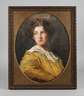 Hugo Mieth, Portrait einer Dame in Gelb