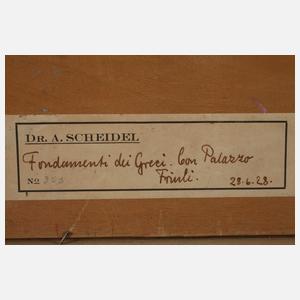 August Scheidel, Paar italienische Impressionen