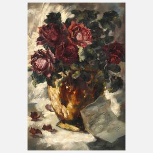 Gustav Schmidt, attr., Rosenstillleben