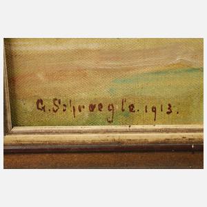 Gustav Schraegle, Blick auf Oberursel und Frankfurt