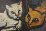 Expressionist des frühen 20. Jh., Zwei Katzen
