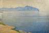Pointillist um 1900, Küstenszene