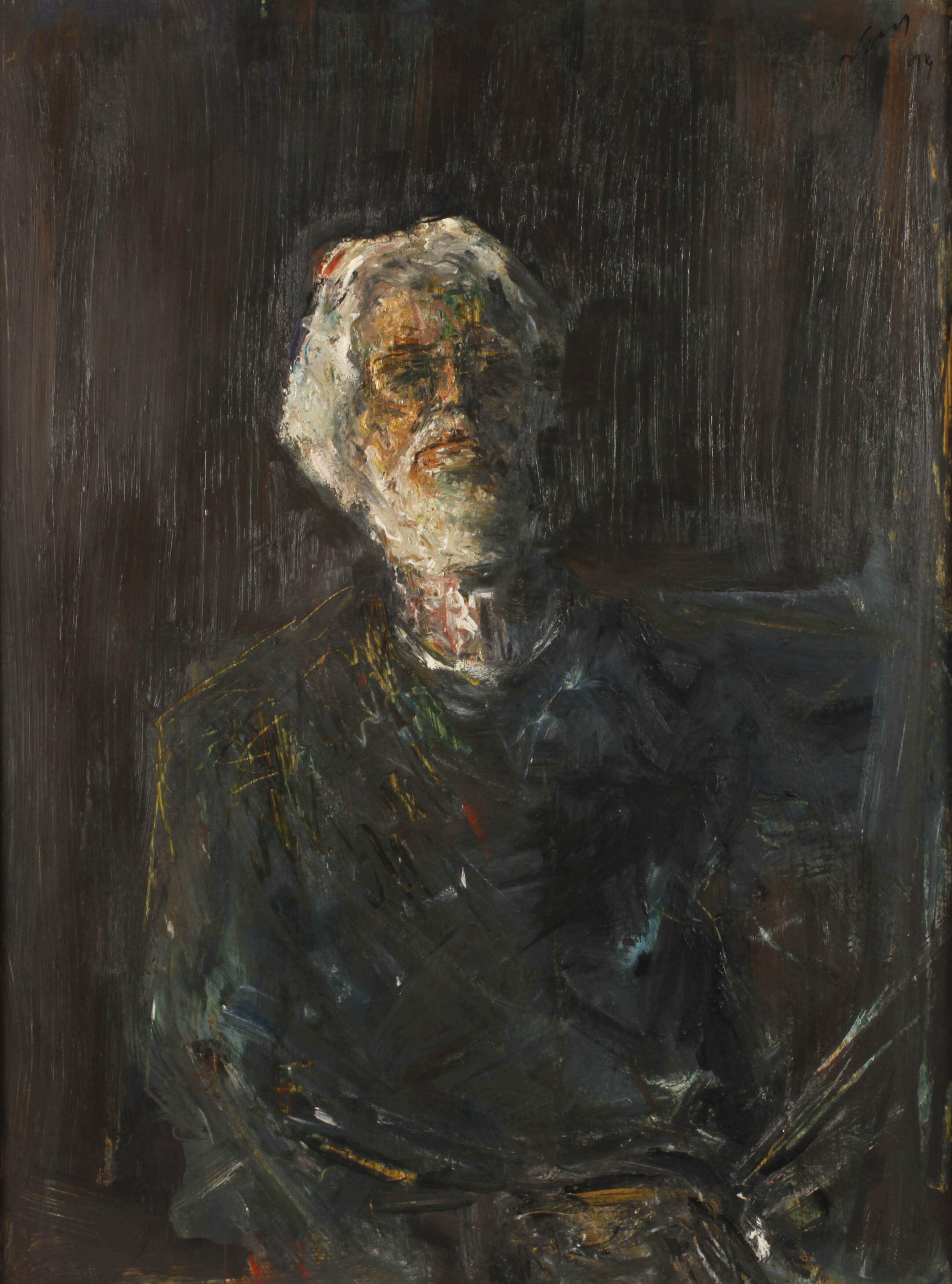 Friedrich von Bömches, Selbstbildnis